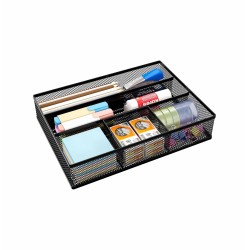 EasyPAG Light Desk Organizer Office Stationery Storage Pen Holder, Multi-compartment Design, Durable, Storage Solution for Tools, Crafts and Office Supplies.