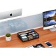 EasyPAG Light Desk Organizer Office Stationery Storage Pen Holder, Multi-compartment Design, Durable, Storage Solution for Tools, Crafts and Office Supplies.